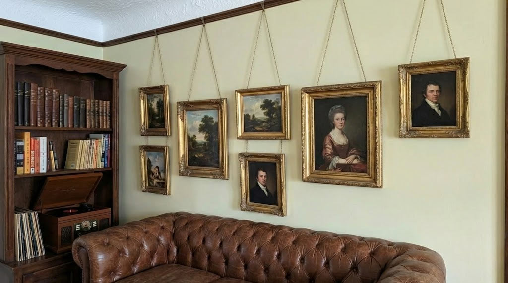 Picture rails in the old NYC buildings